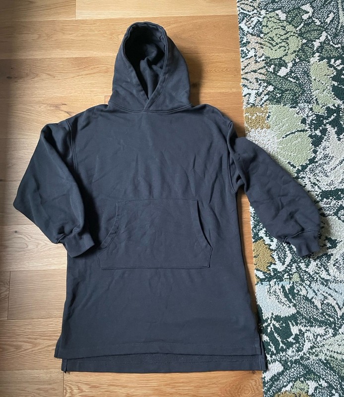 Zara kids Sweatshirt Dress - Gray, Size 11-12, Hood