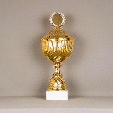 Pokal / 41cm / gold / mit Gravur + Emblem / k...