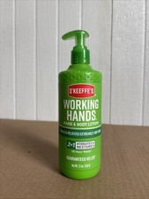 O Keeffe's Working Hands Hand and Body Lotion 12 Fl Oz Hydrates Dry Skin