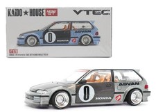 Chase! Kaido House x Mini GT 1:64 Honda Civic EF Kaido Roulette V1 KHMG179