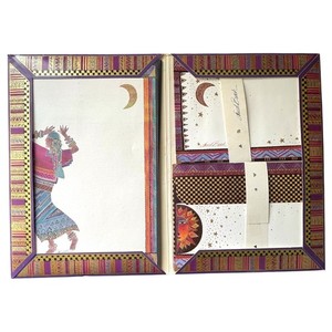 Laurel Burch Stationery Gypsy Spirit Ancient Moon Boho Folio Sheets Envelopes
