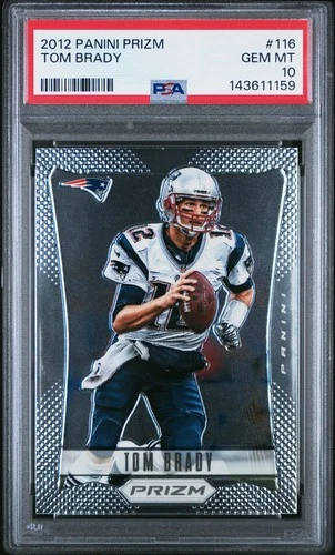 2012 Panini PRIZM TOM BRADY #116 PSA 10