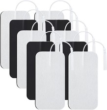 TENS Unit Replacement Pads 10 Pcs, TENS Unit Electrode Pads 2"X4", Large
