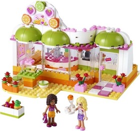 Lego 41035 Friends Heartlake Juice Bar 100% Comp  w/ Instructions & Figs Vintage