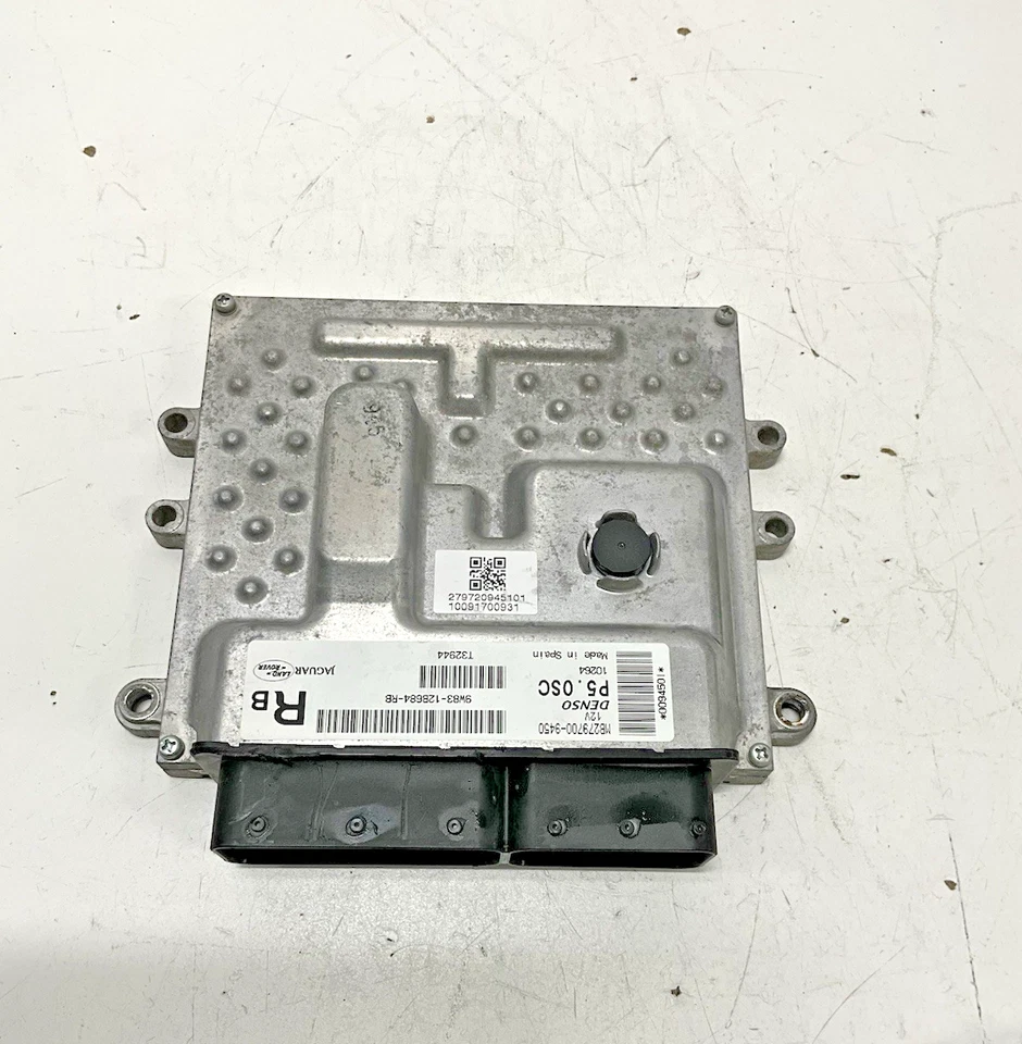 Módulo informático de control del motor Jaguar XF 2011 ECM 9W8312B684RB fabricante original Foto 2 de 4