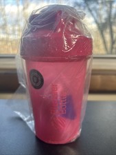 Blender Bottle Shaker With Ball Sport Protien 20oz - Brand New Pink