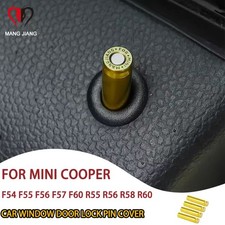 2x Bullet Door Lock Pin Cover for Mini F54 F55 F56 F57 F60 R55 R56 R58 R60
