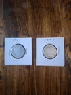 2 BARBER QUARTERS 1911 & 1915 D *SILVER *