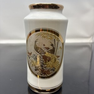 The Art of Chokin 24k Gold Edged Vase | eBay