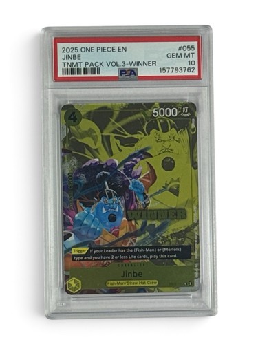 Jinbe (Winner Pack 2025 Vol. 3) graded PSA 10 for sale on eBay