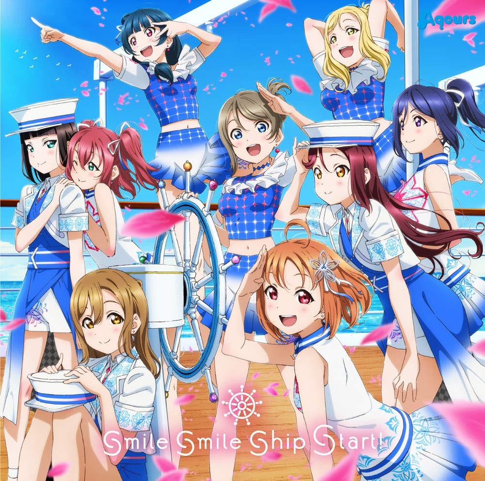 Aqours Aqours smile smile ship Start  From Japan CD + Blu-ray 7tracks Music