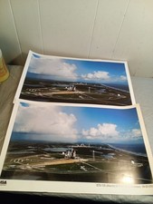 2 NASA STS 125 Atlantis  STS 126 Endeavour on Launchpad Prints Astronaut Space
