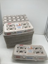 Lot of 30 Egg Cartons Each Hold 18 Large Size Eggs Molded Pulp Cardboard Type