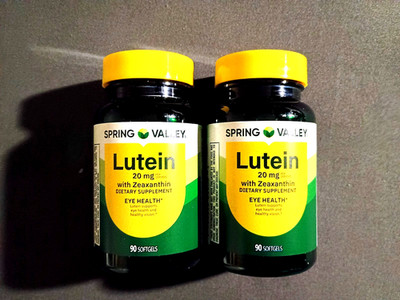 (2) New Bottles Spring Valley Lutein With Zeaxanthin Softgels/Eye Health