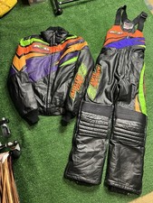 Artic Cat Full Suit Snowmobile Suit Men's Leather Jacket Pants