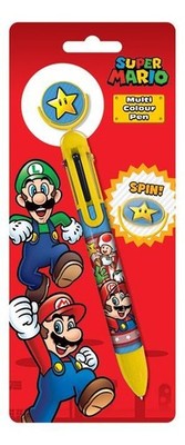Gadget -D- Nintendo: Pyramid - Super Mario - Burst (Multi Colour Pen/ Penna Mult