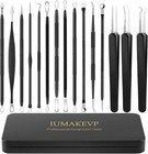 Pimple Popper Tool Kit, 15 PCS Professional Stainless Steel Blackhead Remover C