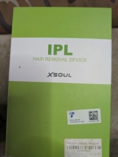 XSoul IPL Hair Removal Device White Corded Electric with Sunglasses and Razor