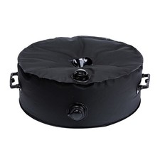 Round Water Filled Umbrella Base with Handle Weatherproof Umbrella Stand