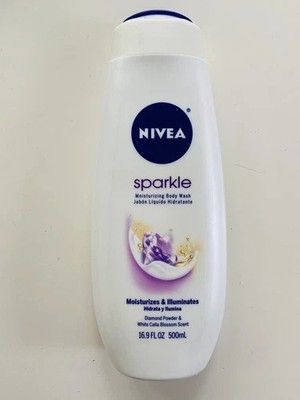 Nivea Sparkle Bamboo Diamond Powder & White Calla Body Wash 16.9fl Oz NEW