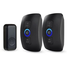 Wireless Doorbell, KERUI Waterproof Door Chime Kit Transmitting at 1000 Feet ...