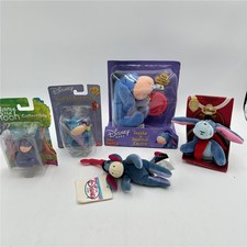 Lot of 5 VINTAGE DISNEY WINNIE THE POOH EEYORE FIGURES  PLUSHES by DISNEY