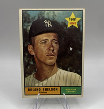 Topps 1961 Roland Sheldon Rookie #541 New York Yankees MLB Baseball Card. rookie card picture