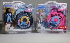 DISNEY ILY 4EVER TOTE TEENIES I LOVE STITCH MINI TINY DOLL PURSE SET OF 2 NEW