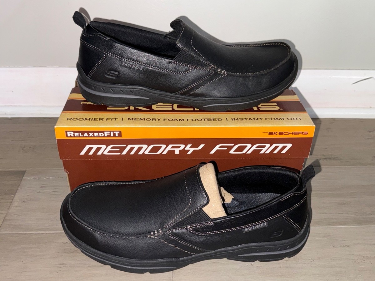 Skechers Bobs Memory Foam Black Skechers Skechers Mens