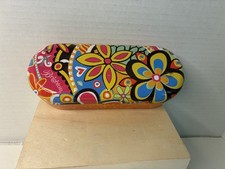 Brighton Floral Metal Eyeglasses / sunglasses Case CASE ONLY
