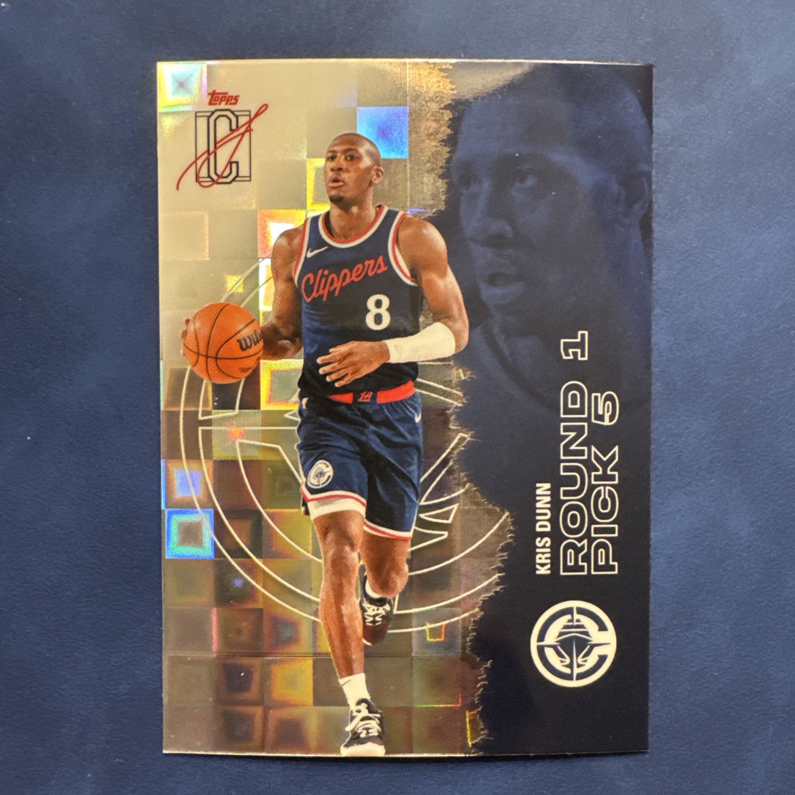 2025 Topps Signature Class Kris Dunn Chrome Pandora Refractor #72 Clippers