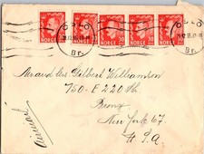 Norway 1955 Oslo Cover to USA - D2812