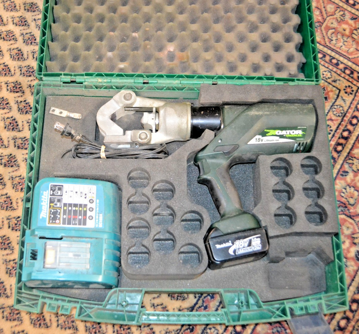 Greenlee Single Point Dieless Crimper EK12IDL 18V Li-Ion w/ 1 Battery & Charger