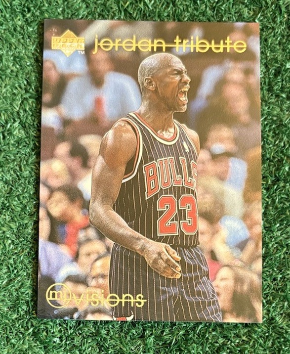 MICHAEL JORDAN - NBA HOF - 1997-98 UPPER DECK MICHAEL JORDAN TRIBUTE CARD # MJ2