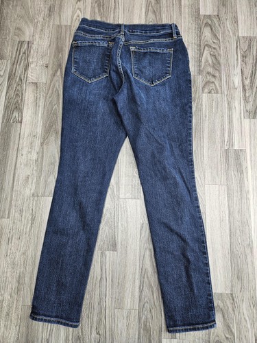 Old Navy Jeans Damen 2 kurze blaue Mid-Rise Curvy Profile Skinny Stretch Denim - Bild 2 von 12