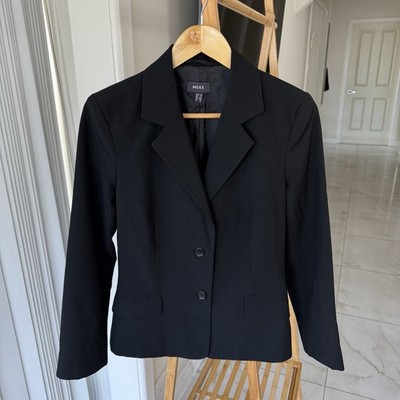 MEXX Black Blazer Womens Size 38EU / 12UK | Preowned