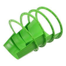 4Pcs Durable Plastic Car Speaker Grille Covers Green Waterproof Protection