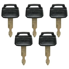 5Pcs Kobelco Excavator and Heavy Equipment Ignition K250 Key Replacement