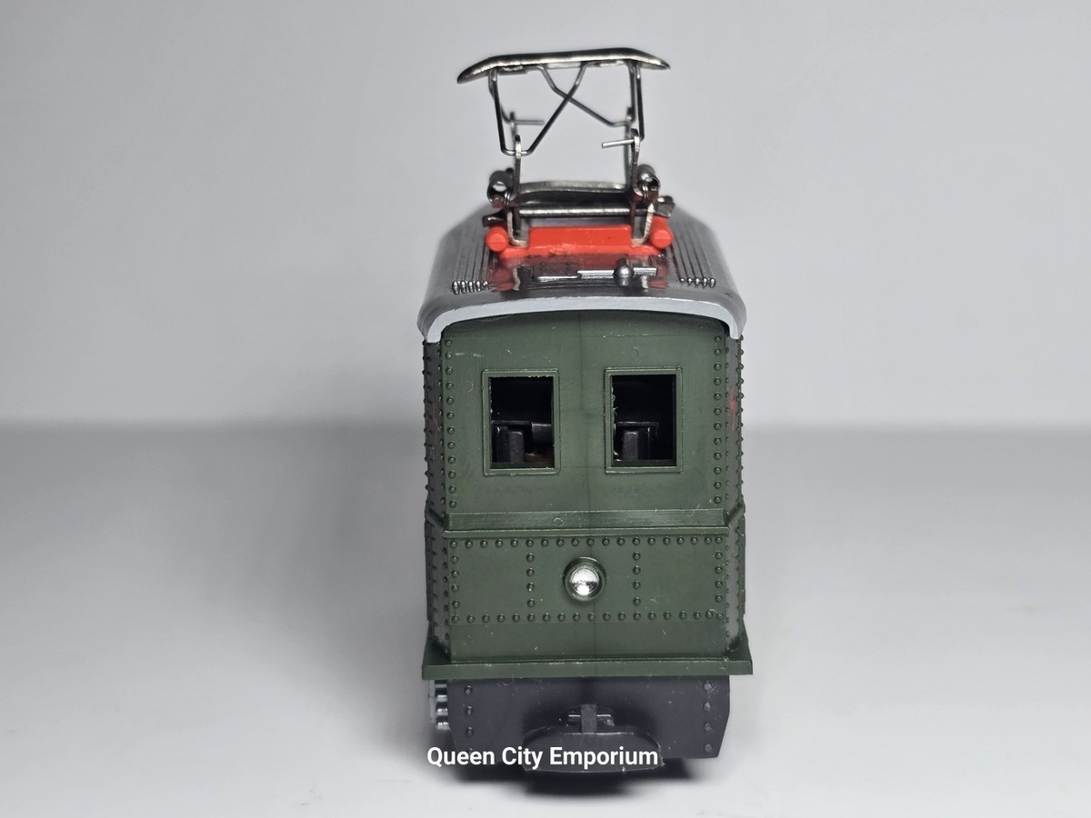 Vintage 1960s Egger-Bahn Green Electric Loco 1003 HO 9 mm Rare HTF
