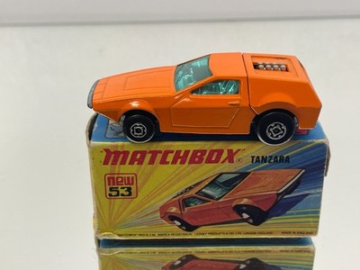 MATCHBOX SUPERFAST 53 TANZARA -ORANGE 3inch- GOOD IN BOX - 556