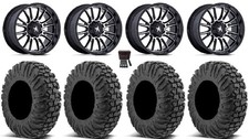 MSA ThunderLips 15" Wheels Machined 30" MotoVator Tires Can-Am Defender