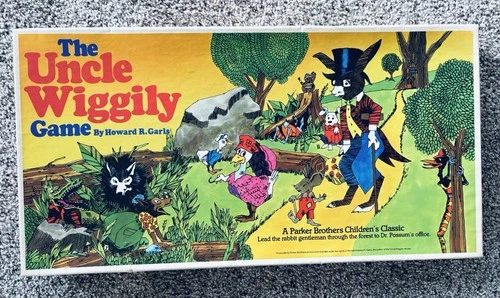 Vintage The Uncle Wiggly Board Game Parker Brothers Playmate 1967 Complete