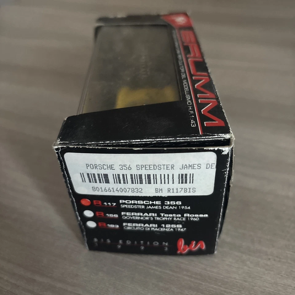 Brumm Porsche 356 Speedster #23 F James Dean 1954 1/43 R117 BIS Edition - Immagine 2 di 4