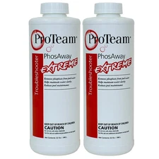 ProTeam PhosAway EXTREME! Removes Phosphate & Algae for Swimming Pools 1qt 12 pk