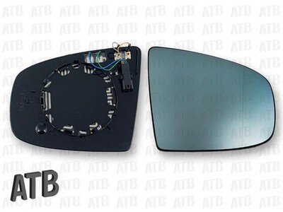 Mirror Glass Blue Right Heated Aspherical For BMW X5 E70 BMW X6 E71 E72