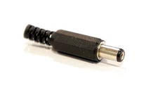 DC Power Barrel Plug Male 2.1mm x 5.5mm x 9mm Solder On Coaxial Plug