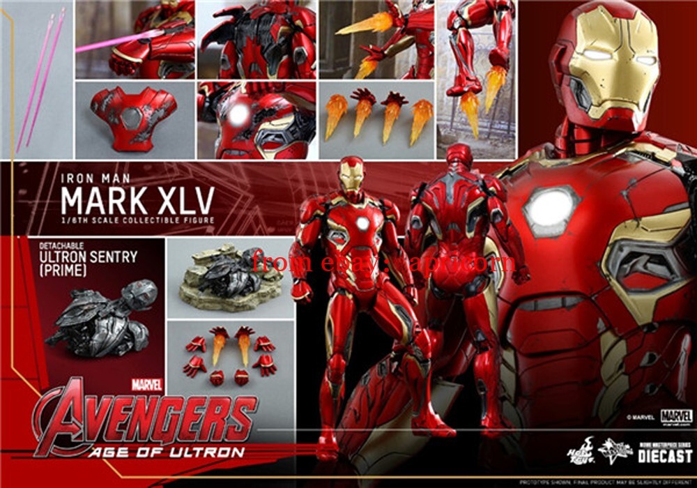 HotToys MMS300D11 MK45 Iron Man 1/6 Collectible Action Figure