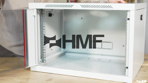 Armoire à serveurs HMF armoire réseau 19" 6U 7He 9He boîtier mural rack 19 pouces - Vidéo 1 sur 1