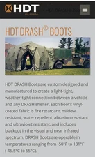 HDT Base-x DRASH Boot ,Hummer Boot Connector New In Bag