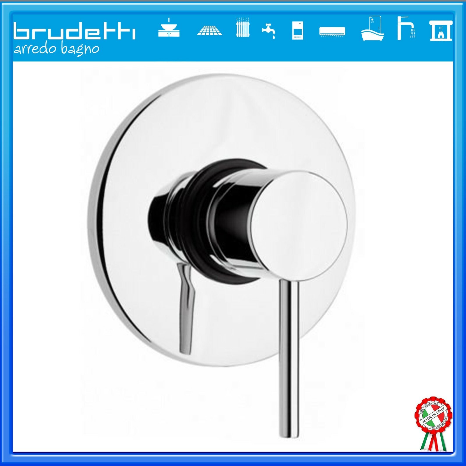 💧 Paini COX Miscelatore Doccia Incasso Monoforo Cromato